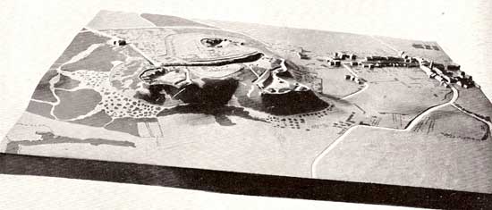 Terrain model of the fortification of Metz (France)
