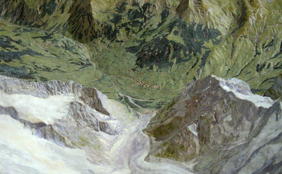 Relief of the Bernese Oberland